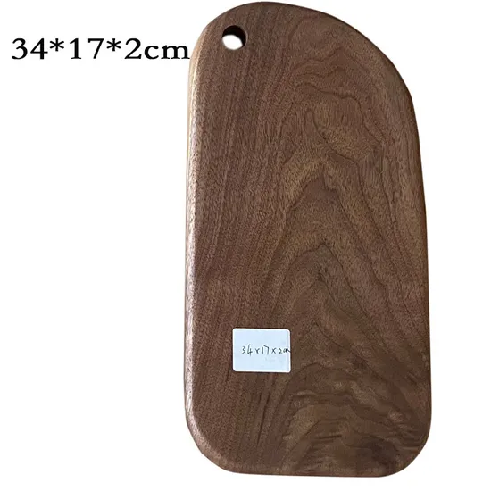Tabla de cortar de madera de nogal para Pizza y Sushi, bandeja para carne y queso, estilo occidental
