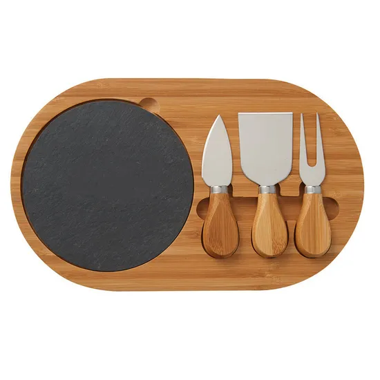 Bandeja de bambú para hornear queso, tabla para cortar mantequilla, tabla de quesos, plato de charcutería