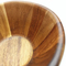 Tazón de fruta al por mayor del cuenco de ensalada de madera de acacia de tamaño mediano