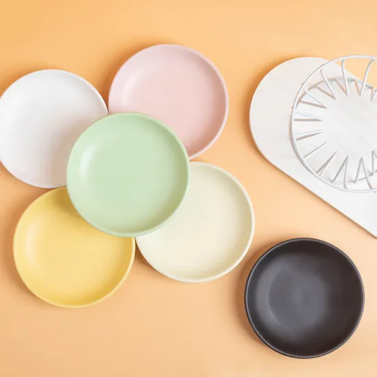 Cuencos de cerámica multicolores para gatos con plato de comida para mascotas con soporte de metal