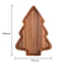 Elegantes platos de madera de acacia con forma de setas y bellotas para aperitivos/nueces