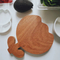 Posavasos de madera de haya redondos y cuadrados grabados personalizados para regalos personales