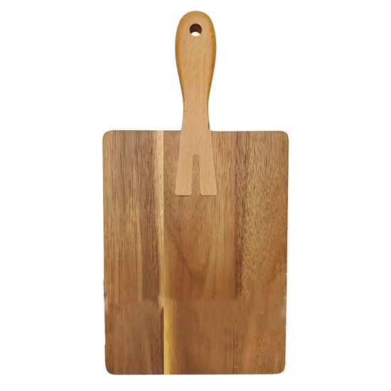 Tabla para cortar y servir de madera de acacia de primera calidad para entusiastas de la cocina