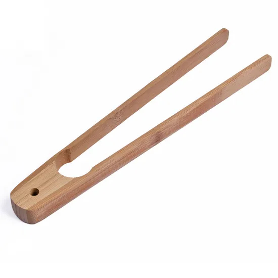 Pinzas de bambú para servir para cocina