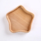 Plato decorativo para servir y comida de madera de haya con forma de coche para aperitivos y dulces