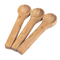 Juego de 3 cucharas medidoras de bambú para cocina