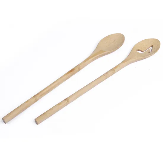 Cuchara mezcladora de bambú con mango largo Eco para café
