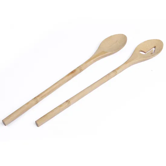 Cuchara mezcladora de bambú con mango largo Eco para café