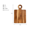 Tabla de servir de madera de acacia para carne, verduras, frutas, queso, embutidos