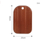 Productos de cocina Juego de 3 tablas de cortar de madera de ébano con orificio para colgar