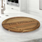 Susan perezosa de madera de acacia grabada personalizada para cocina