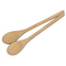Cuchara de cocina de madera de bambú con mango redondo