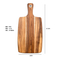 Productos de cocina al por mayor Tabla de cortar queso de madera de Acacia con mango