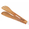 Pinzas de bambú multiusos para tostadas, cocina y cocina.