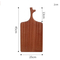 Tabla de cortar de madera de ébano, juego de 3 tablas para servir para acampar