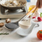 Utensilios de cocina de silicona antideslizantes engrosados, espátula, soporte para cuchara, soporte para cuchara