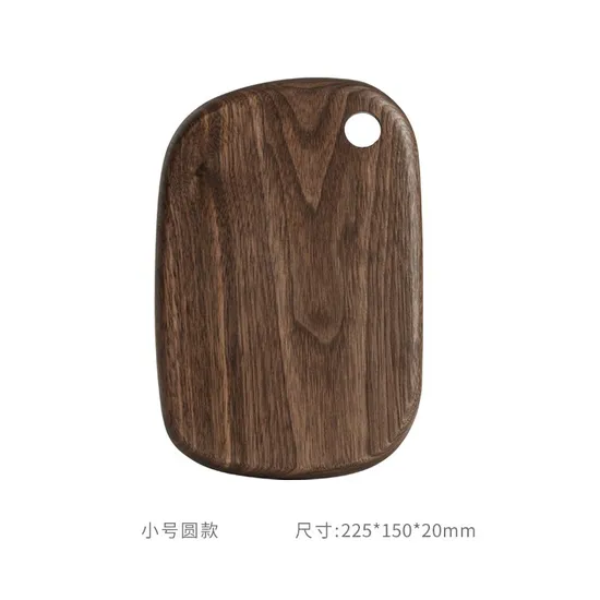 Juego de 2 tablas de cortar de madera de nogal para cocina
