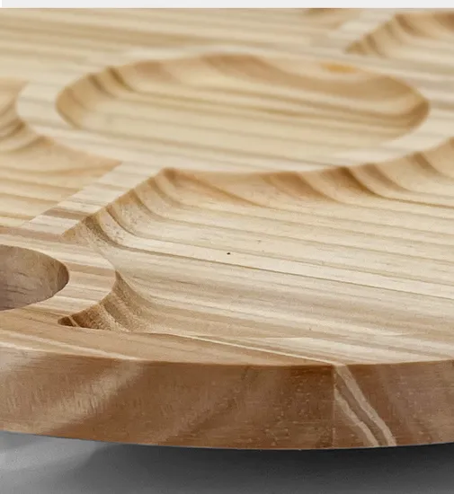 Mesa compacta portátil de madera maciza para acampar, mesa de picnic para vino con patas resistentes