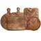 Tabla para cortar y servir de madera de acacia con diseño de espiga