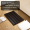 Estera de baño de bambú del hogar del color negro para el cuarto de baño