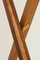 Toallero plegable de madera de Acacia para baño, estante de secado, estantes colgantes de madera