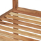 Muebles de baño Estante de baño de madera de acacia independiente de 4 niveles Estante de baño con 4
