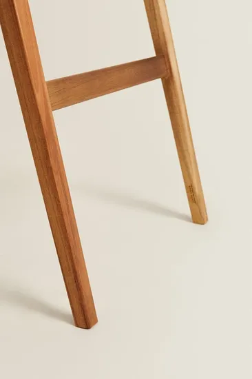 Toallero de madera de acacia Escalera para ropa de madera Escalera para toallas
