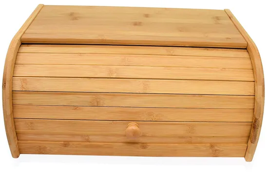 Organizador de almacenamiento de pan de bambú necesario montaje de alta calidad