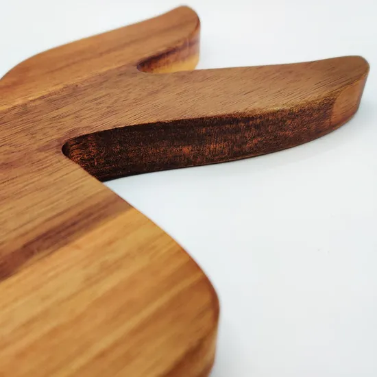 Tabla de quesos y juego de servir de madera de acacia antideslizante de primera calidad