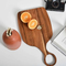 Tablero de servicio decorativo de madera de Acacia de forma irregular para amantes