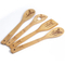 Espátula y cuchara ranurada de bambú grabada con láser personalizada para cocina