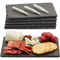 Tabla de cortar queso de pizarra rectangular para restaurante