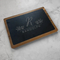 Tabla de quesos de madera de pizarra grabada personalizada