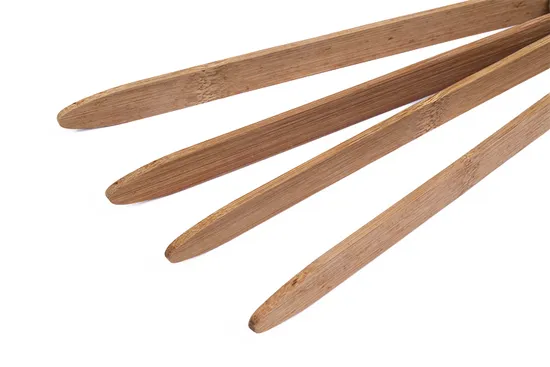 Pinzas de Madera de Bambú para Charcutería, Tostadora, Alimentación y Cocina