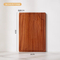 Juego de tablas de cortar rectangulares de madera de ébano con ranura para jugo