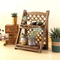 Escalón plegable de madera maciza de múltiples capas, tipo estante para flores para sala de estar y balcón