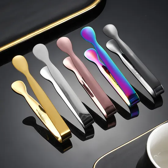 Utensilios de cocina Pinzas de acero inoxidable para cocinar/barbacoa/hornear/freír/pan