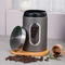 Caja de almacenamiento de alimentos de acero inoxidable, juego de tarros de almacenamiento de té, botellas y bote con tapas