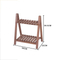 Escalera plegable de 2 niveles, soporte de madera para plantas, exhibición de macetas de madera para jardín