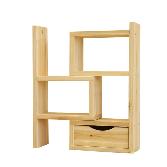 Estante de mesa extensible de madera maciza multicapa, estante vintage, ventana salediza, soporte de flores para oficina
