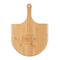 Tabla de servir para cortar pizza de bambú de 15,7x11,2 pulgadas