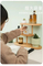 Estante de almacenamiento multifuncional de madera maciza de 3 capas, estante de almacenamiento de cosméticos de escritorio