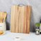 Tabla de cortar de madera de acacia para verduras con mango de metal