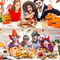 Plato para servir con forma de fantasma de Halloween, 2 uds., juego de tablero de charcutería de bambú para comida