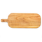 Herramientas de cocina hechas a mano, plato de madera dividido, plato de madera para servir con mango