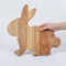 Tabla de cortar linda del tablero del queso de madera del Acacia de la forma del conejito para el regalo