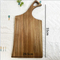 Tablero de servicio decorativo de madera de Acacia de forma irregular para amantes