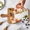 Tabla de cortar de mármol de Acacia con forma de paleta, tabla de queso, tabla de Pizza para uso doméstico