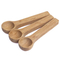 Juego de 3 cucharas medidoras de bambú para cocina