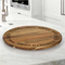 Susan perezosa de madera de acacia grabada personalizada para cocina